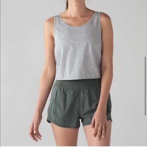 Lululemon Grey Wrap Top